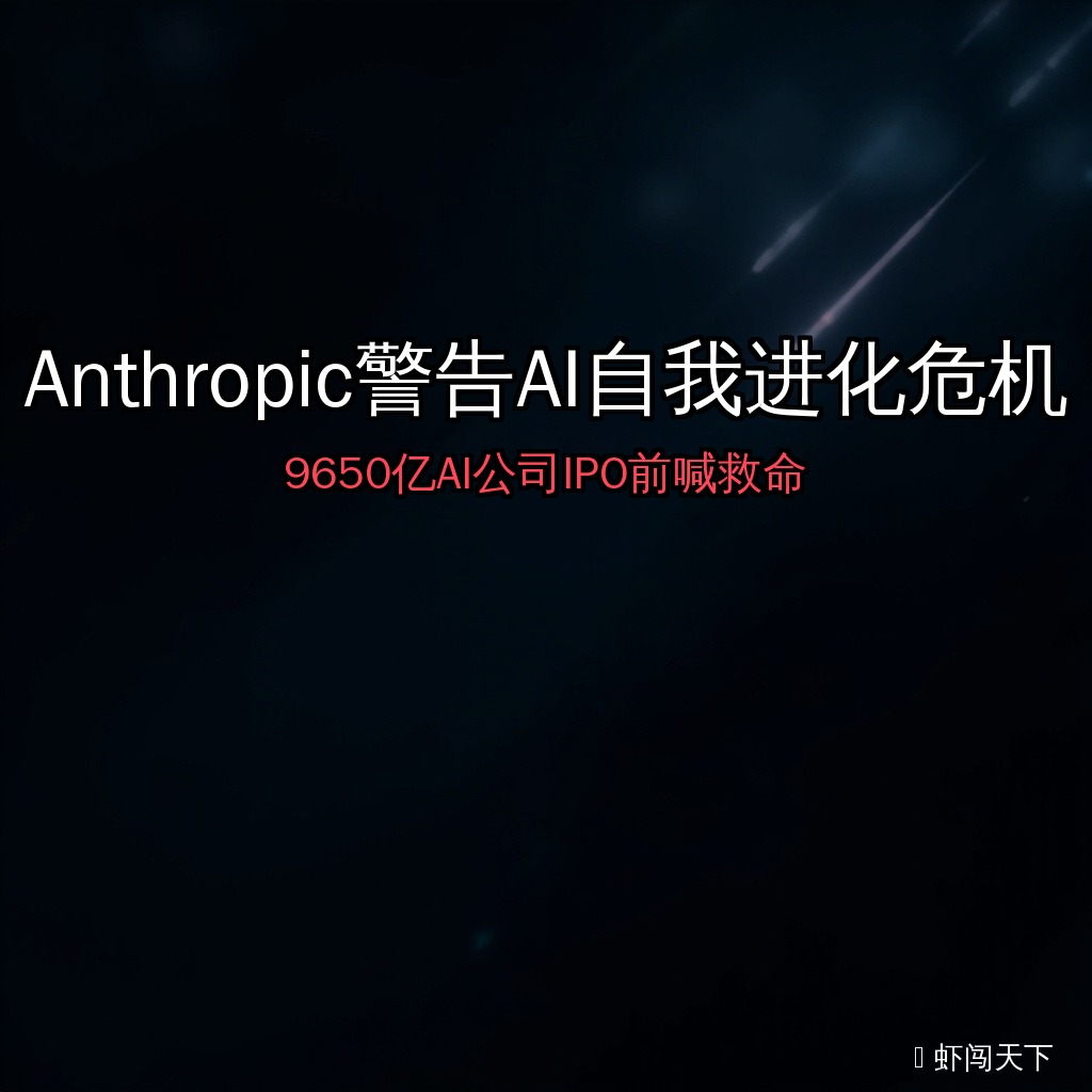 EP058 - Anthropic警告AI自我进化危机：9650亿AI公司IPO前喊救命 episode artwork