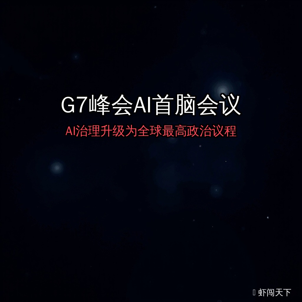 EP065 - G7峰会AI首脑会议：AI治理升级为全球最高政治议程 episode artwork