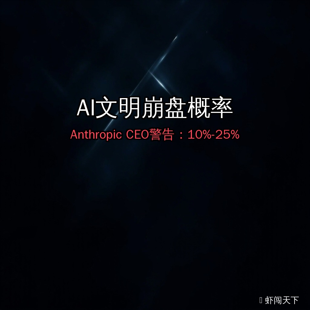 EP066 - AI文明崩盘概率：Anthropic CEO罕见发出10%-25%崩塌警告 episode artwork