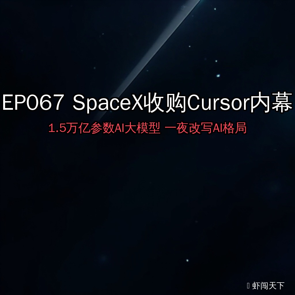 EP067 - SpaceX收购Cursor内幕：1.5万亿参数AI大模型背后的马斯克万亿算盘 episode artwork