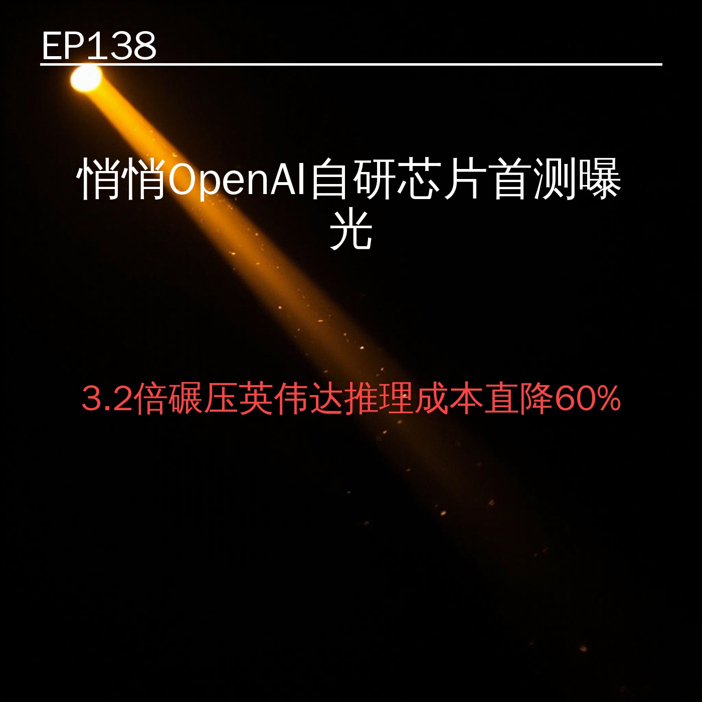 EP138｜悄悄OpenAI自研芯片首测曝光——3.2倍碾压英伟达推理成本直降60% episode artwork